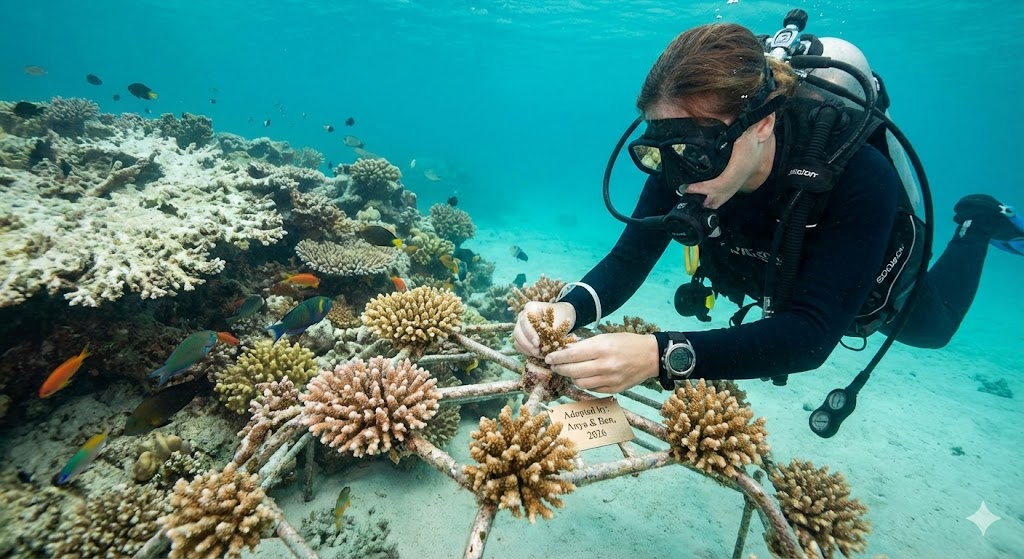 Cara Wisatawan Memperbaiki Terumbu Karang Rusak