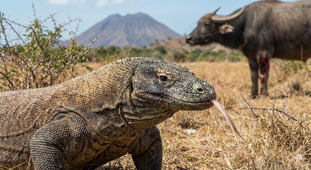 Komodo: Naga Purba Terakhir di Dunia dan Mitos Air Liurnya